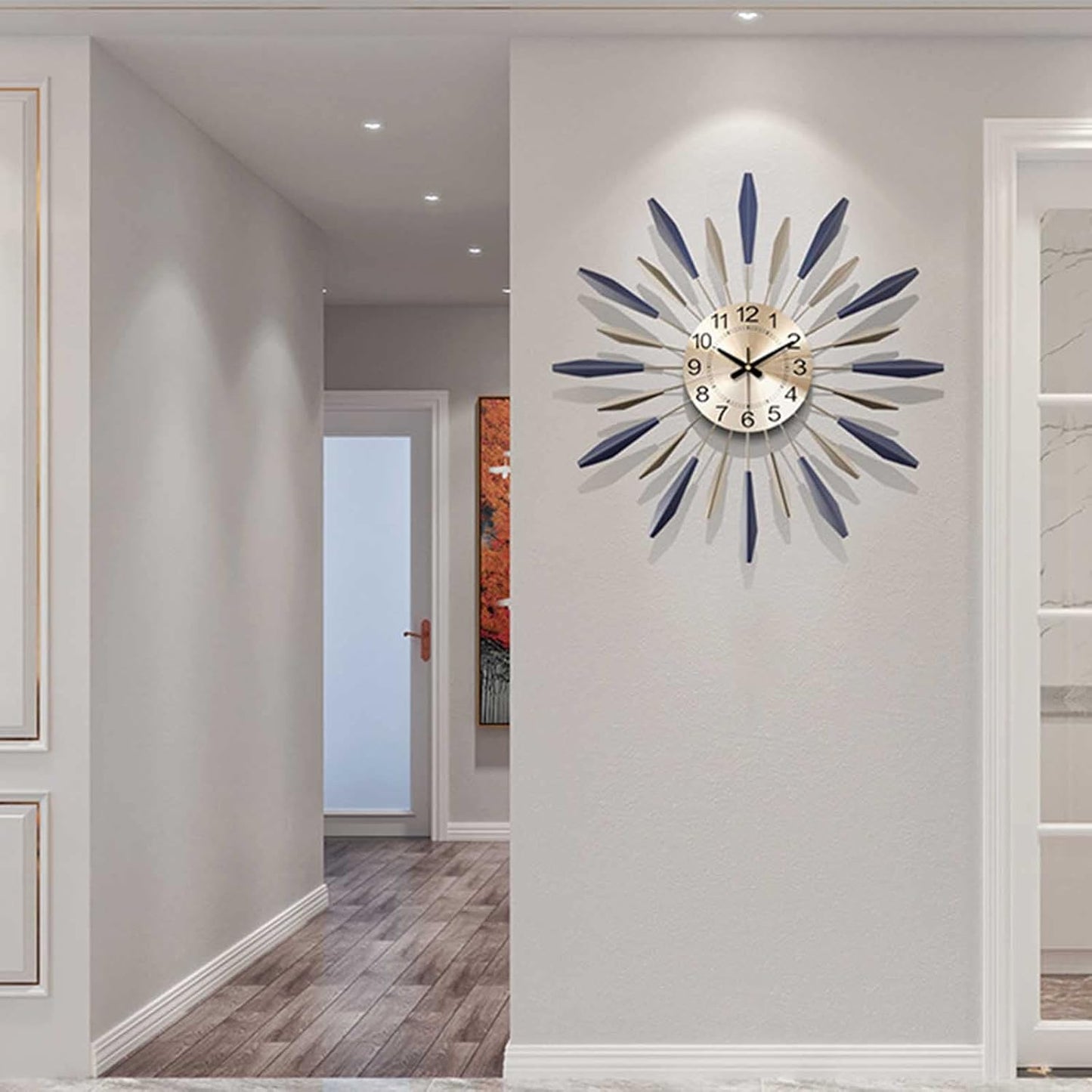 Metallic Wall Clock