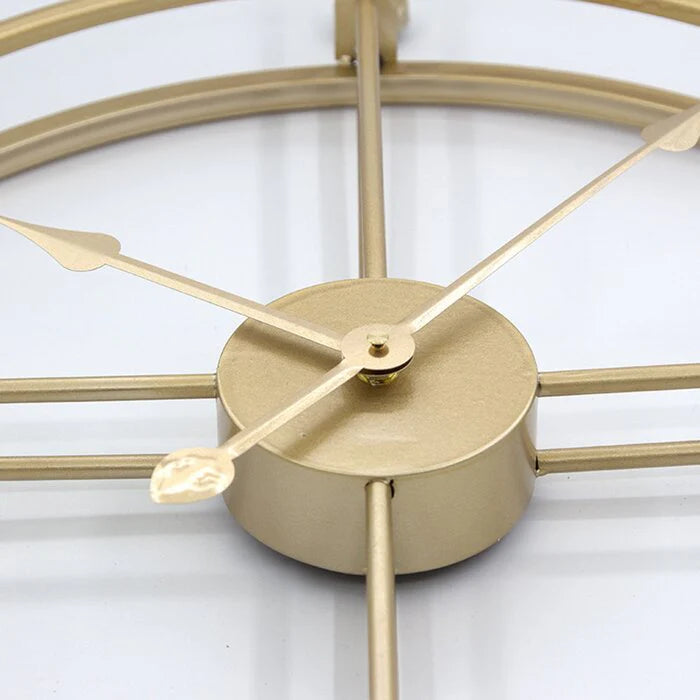 Gold Round Wall Clock