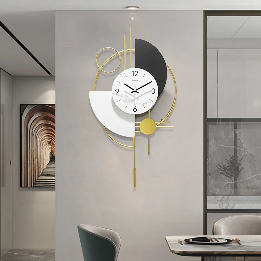Multicolour Metal Novelty Clock