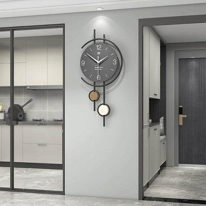 Modern Minimalist Wall Clock Elegant Design for Living Room & Kitchen - The1000BC