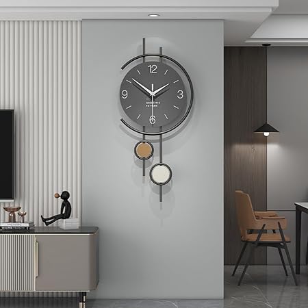 Modern Minimalist Wall Clock Elegant Design for Living Room & Kitchen - The1000BC