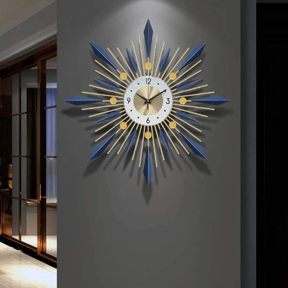 Large Wall Clock Metal Decorative Clock
