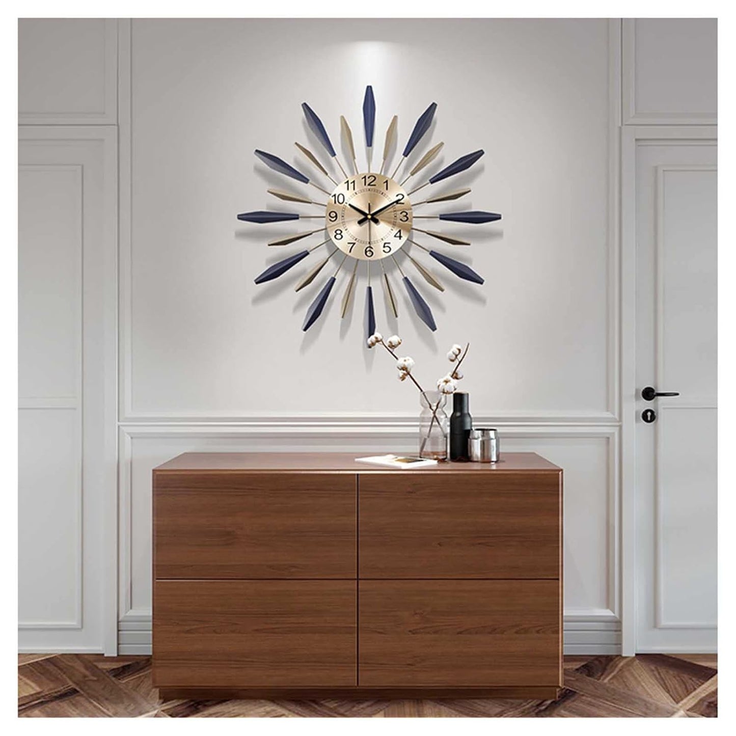Metallic Wall Clock