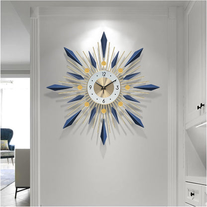 Large Wall Clock Metal Decorative Clock