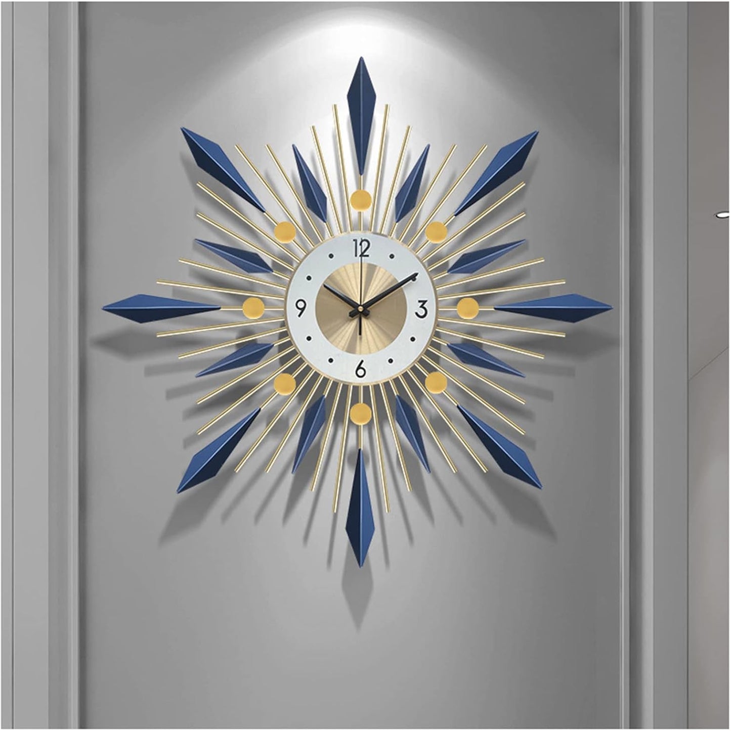 Large Wall Clock Metal Decorative Clock