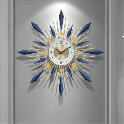 Large Wall Clock Metal Decorative Clock