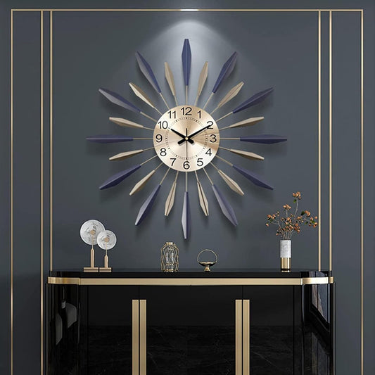 Metallic Wall Clock