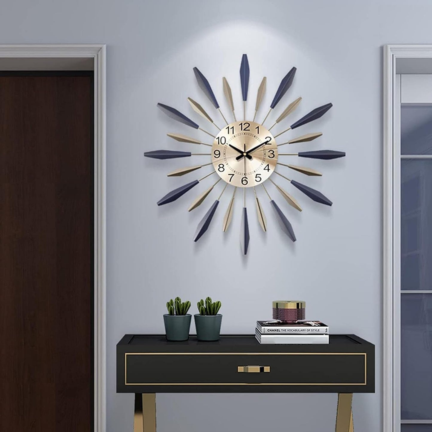 Metallic Wall Clock