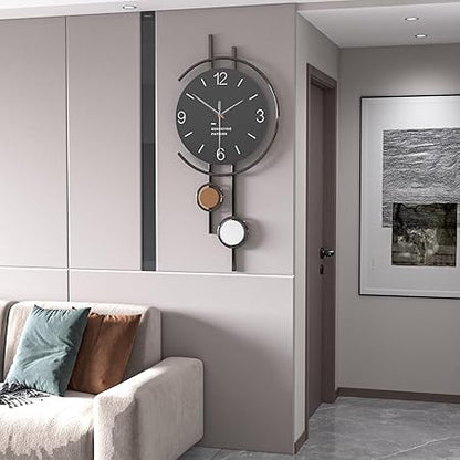 Modern Minimalist Wall Clock Elegant Design for Living Room & Kitchen - The1000BC