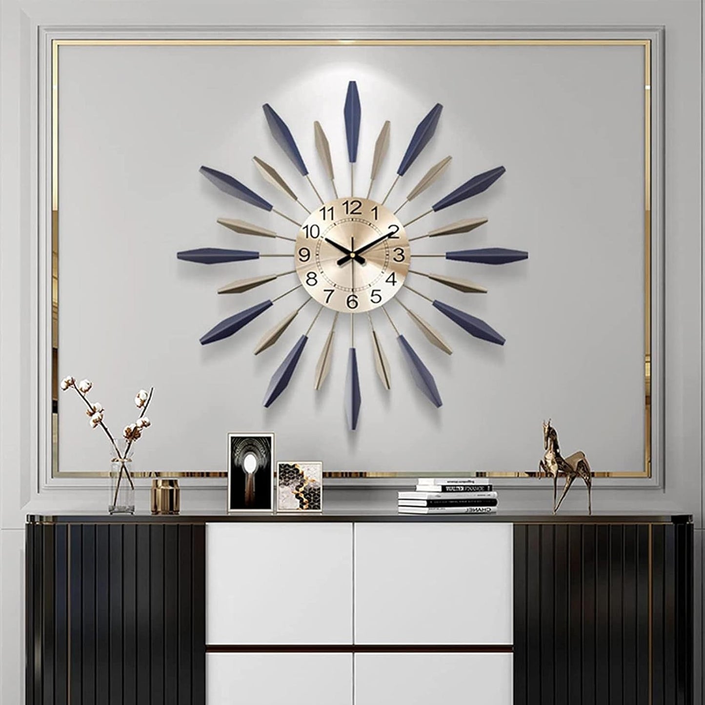 Metallic Wall Clock