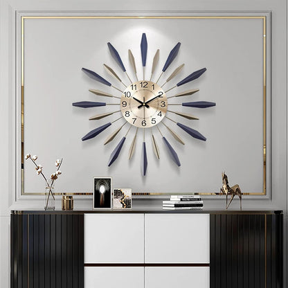 Metallic Wall Clock