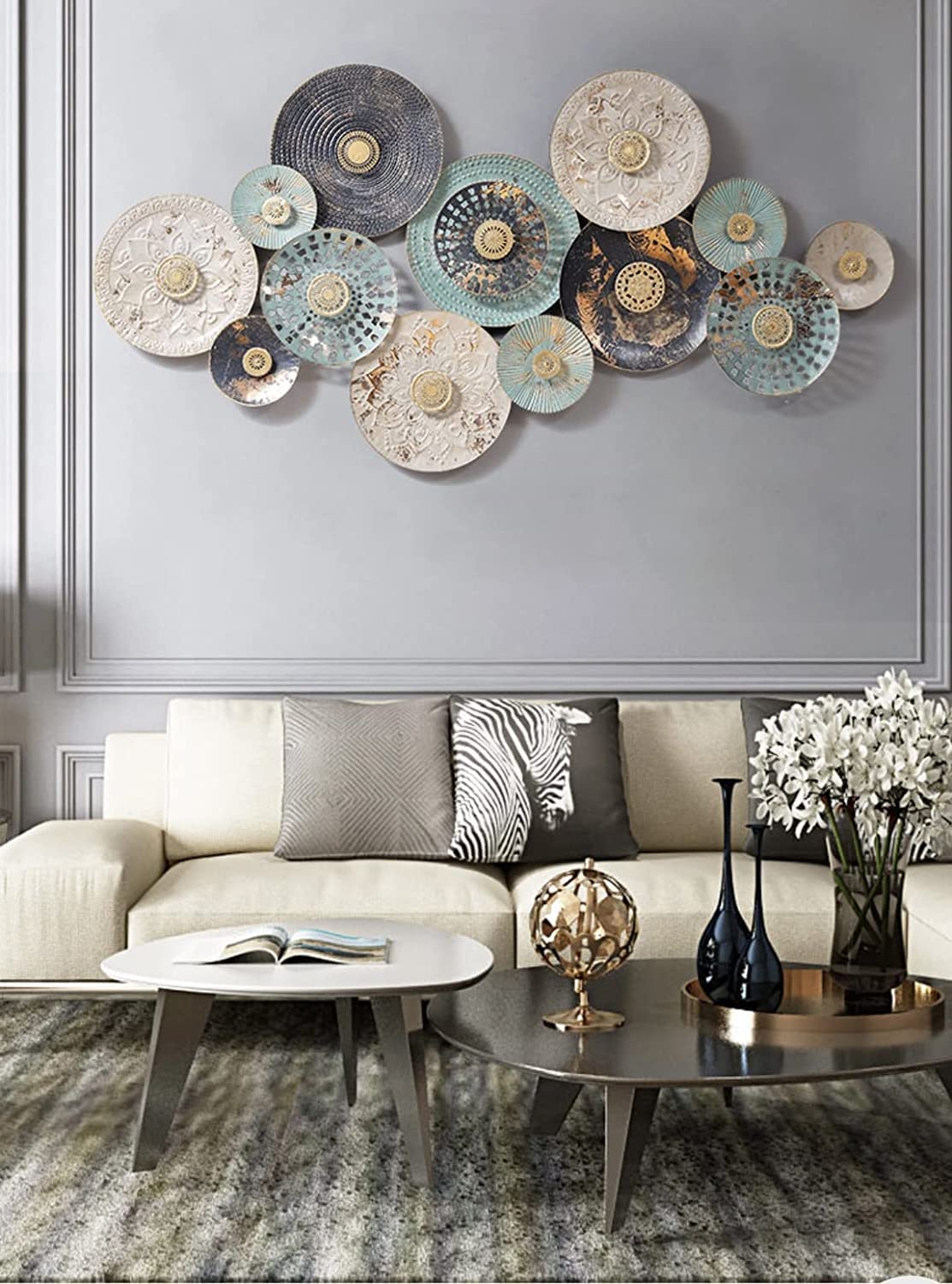 METAL PLATE WALL ART IRON WALL HANGING