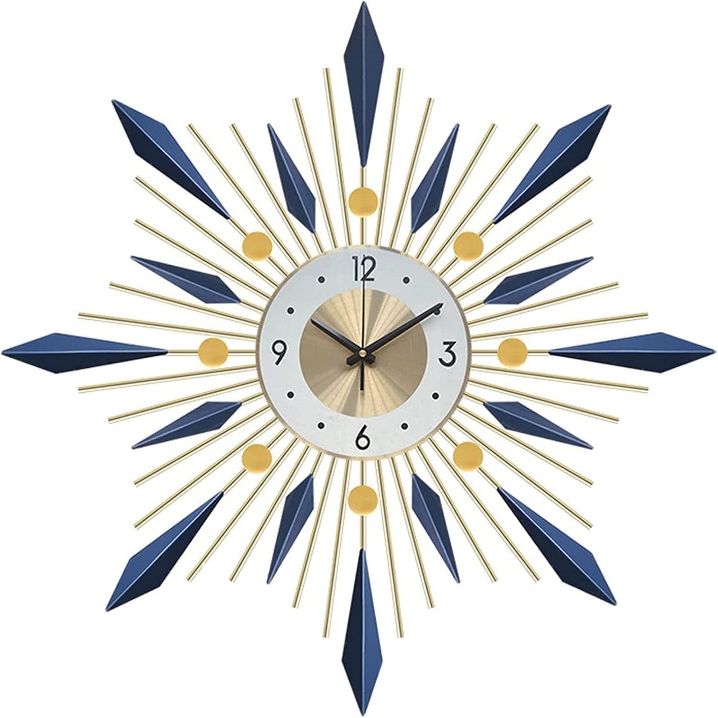 Large Wall Clock Metal Decorative Clock