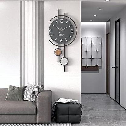 Modern Minimalist Wall Clock Elegant Design for Living Room & Kitchen - The1000BC