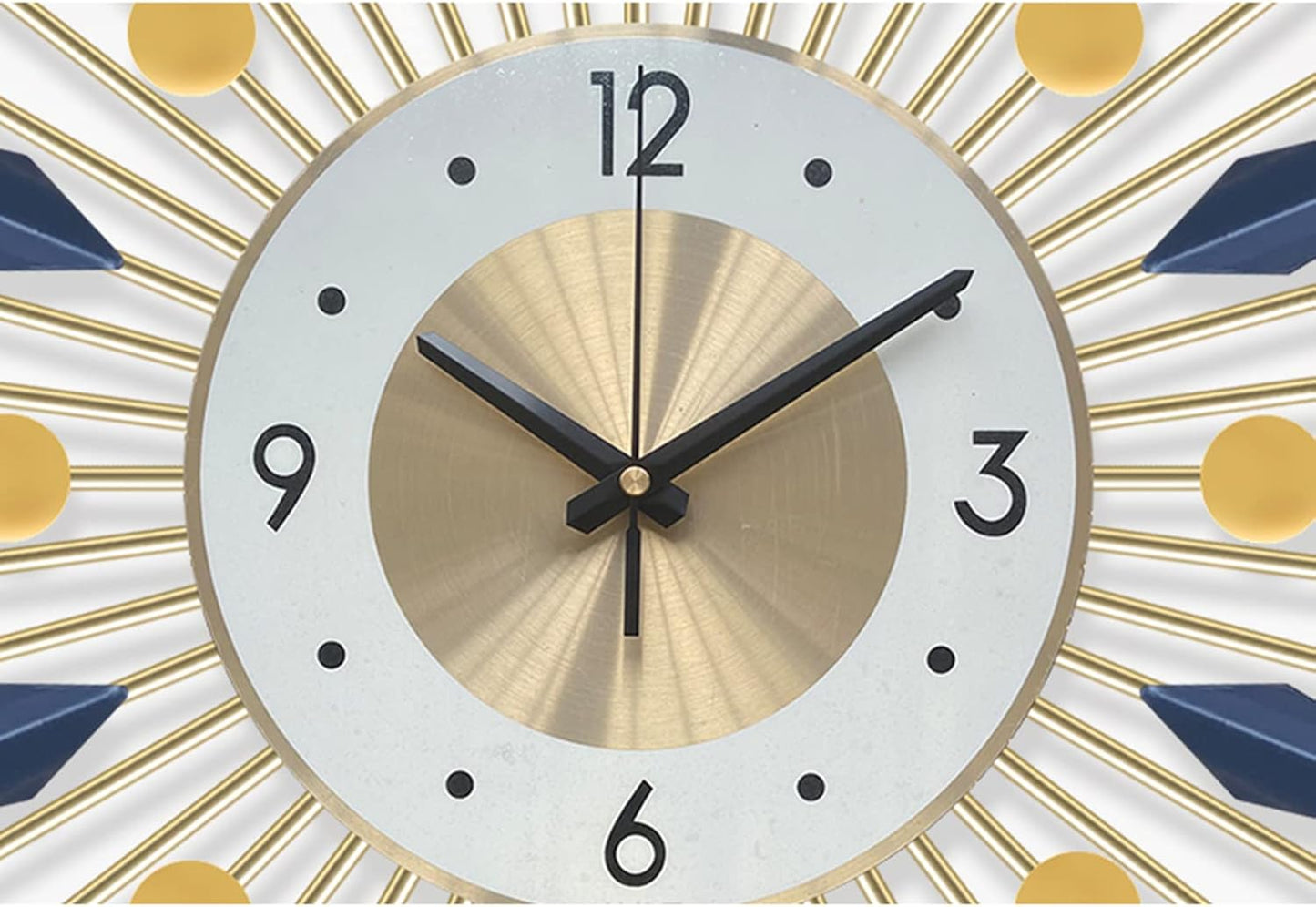 Large Wall Clock Metal Decorative Clock
