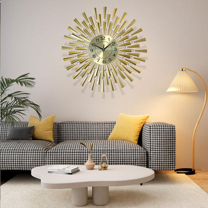 Metallic Wall Clock