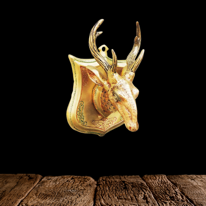 Pair of Beautiful Deer Figurines in Brass | Brass Deer Pair Statue | Deer Pair Statue -VASTU Brass Premium Finished Figurine Brass Designer Deer Pair Showpiece